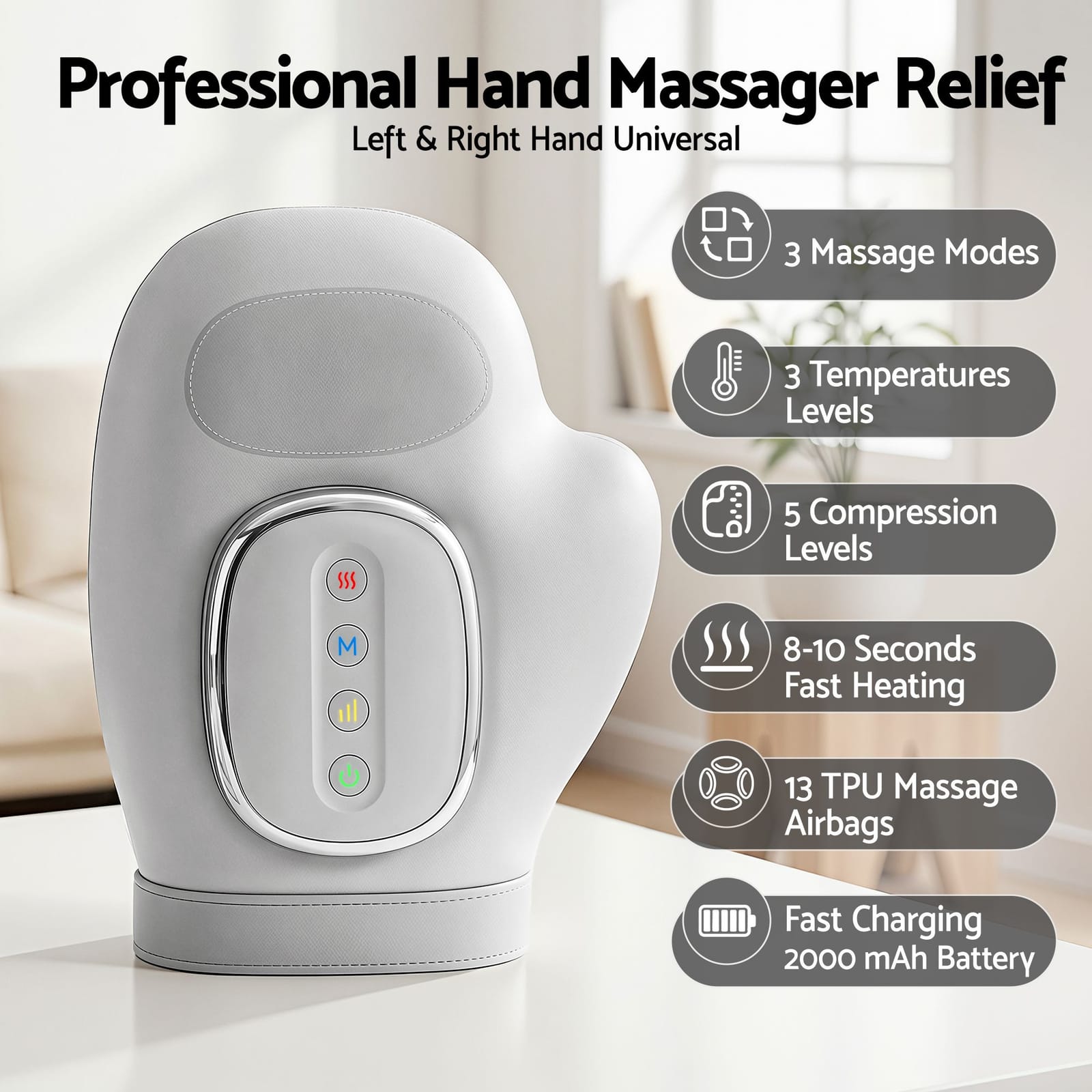 Hand Massager Heat Compression Arthritis | Simpledeals