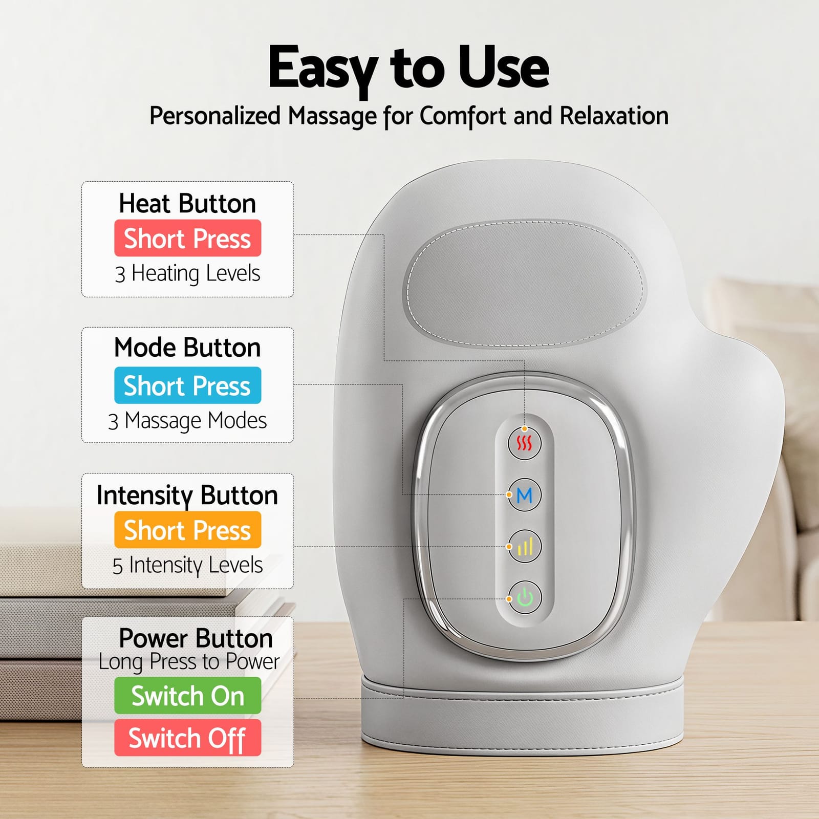Hand Massager Heat Compression Arthritis | Simpledeals