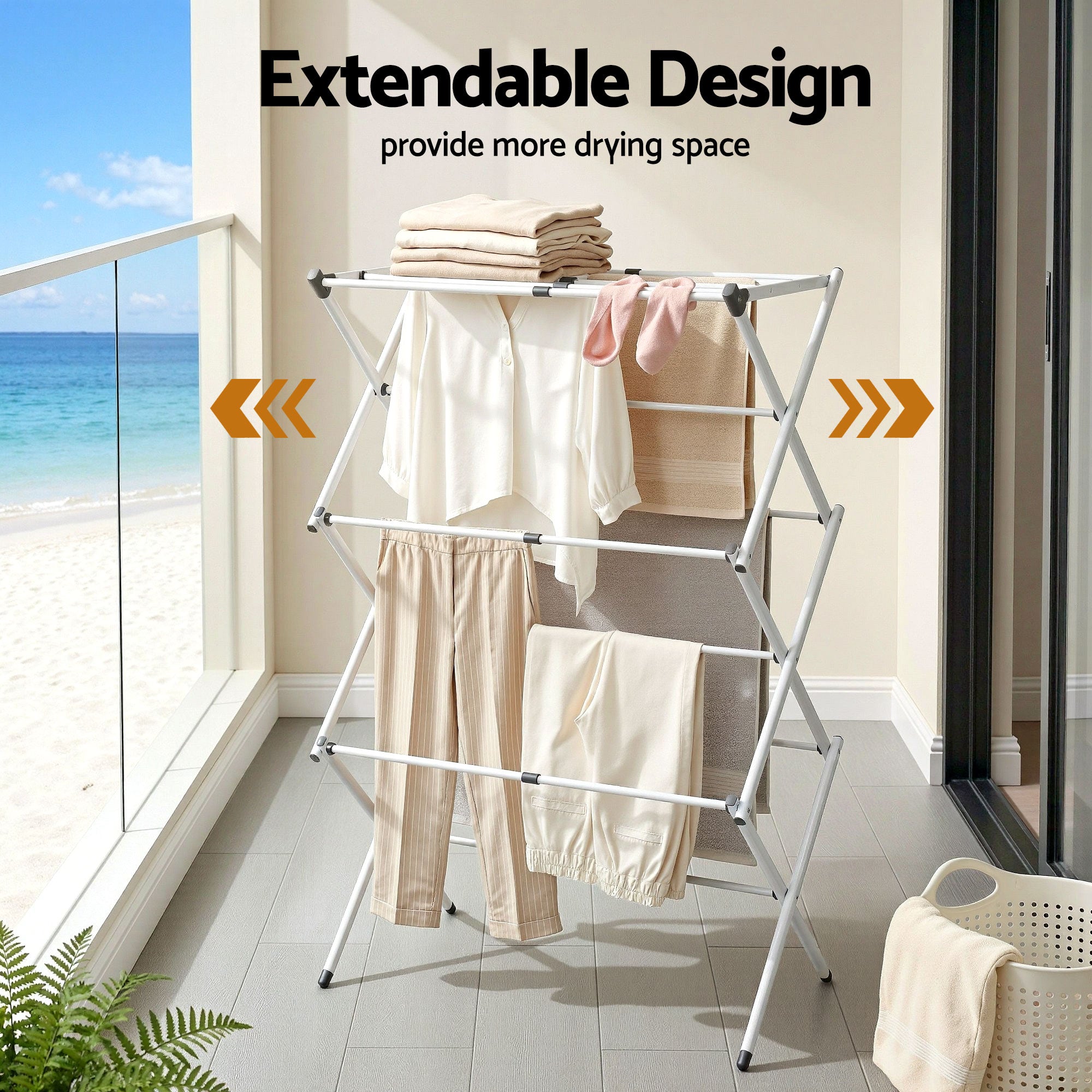 Artiss Foldable Clothes Drying Rack Portable Airer | Simpledeals