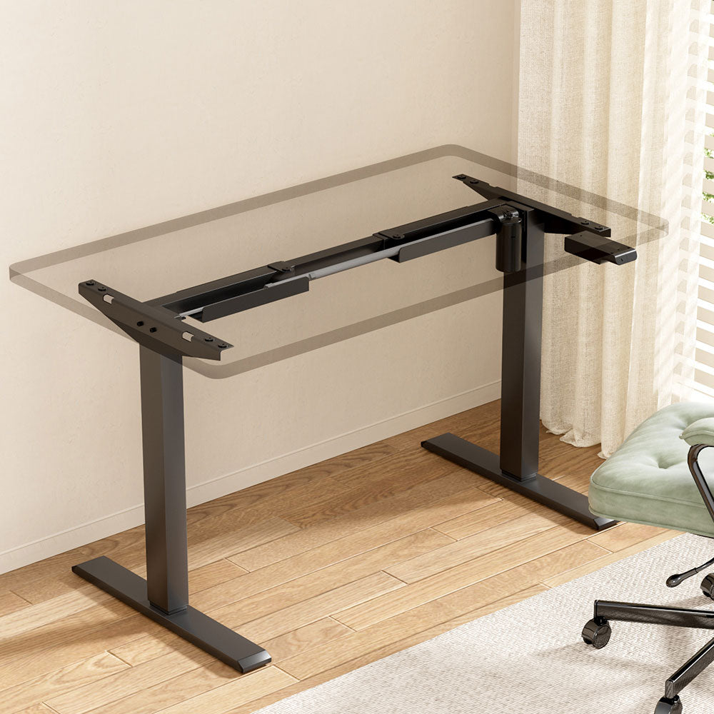 Standing Desk Frame Only Motorised Black