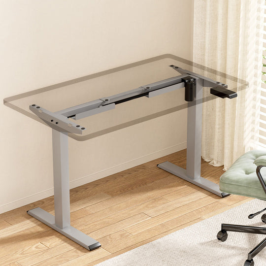 Standing Desk Frame Only Motorised Grey