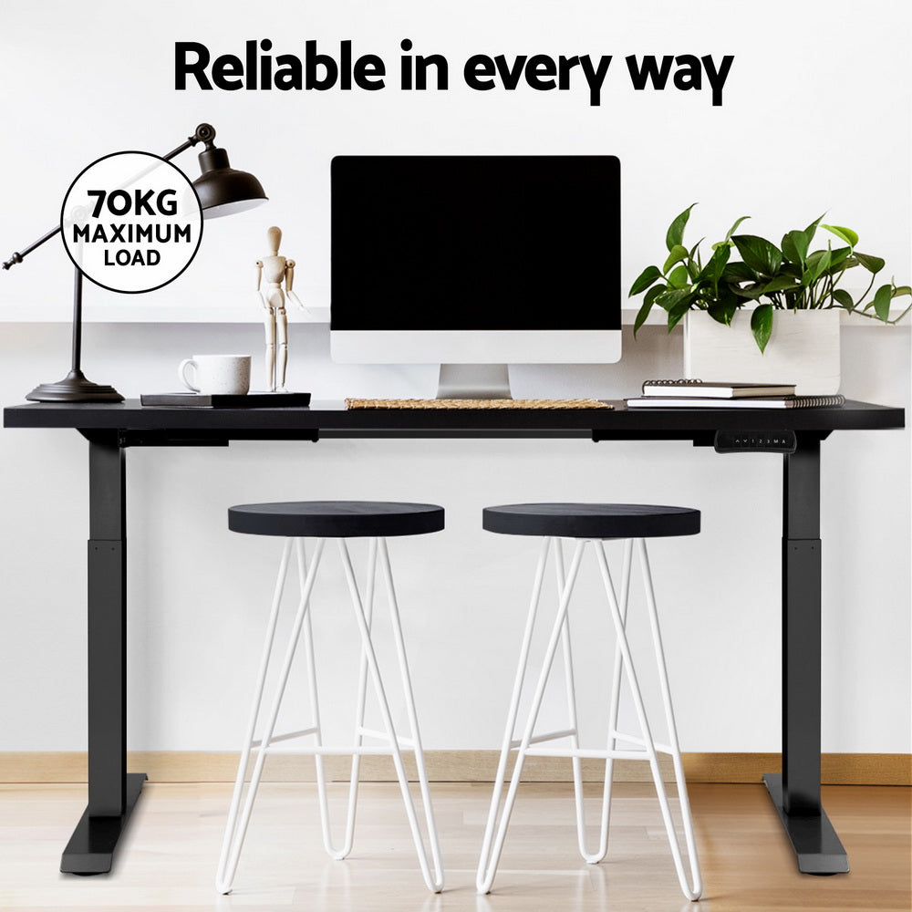 Workstation 140cm Electric Height Adjustable Sit-Stand Desk