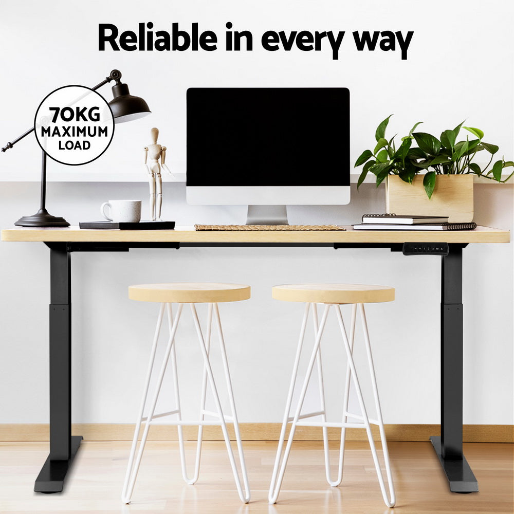 Workstation 140cm Electric Height Adjustable Sit-Stand Desk