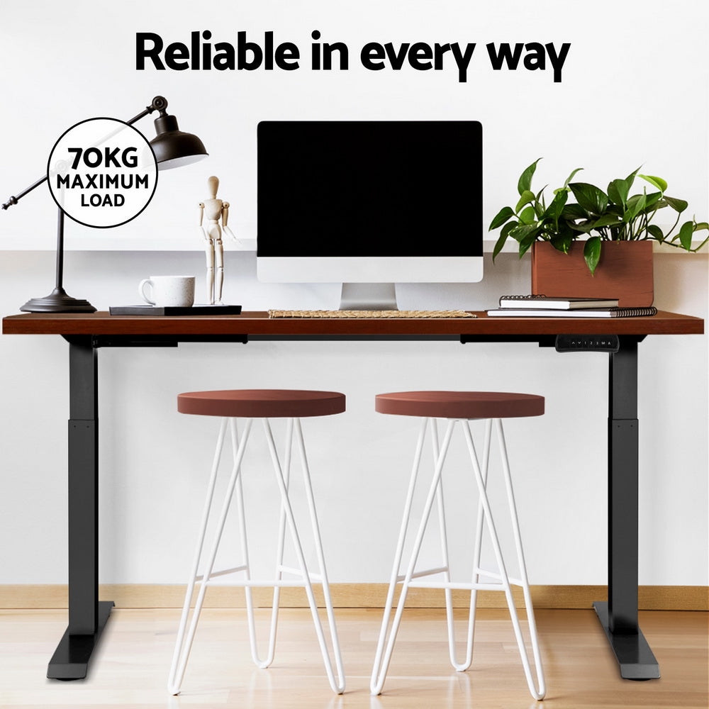 Workstation 140cm Electric Height Adjustable Sit-Stand Desk