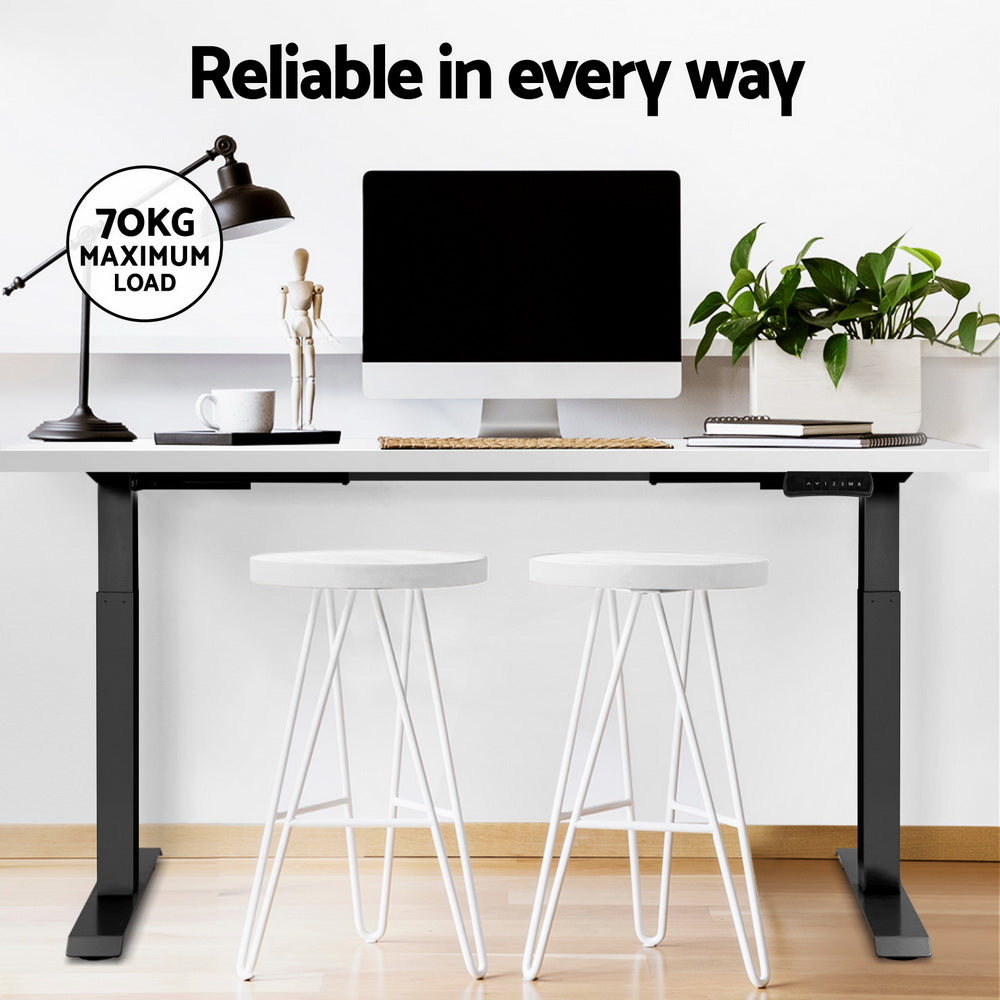 Electric Height Adjustable Sit-Stand Desks in Sleek