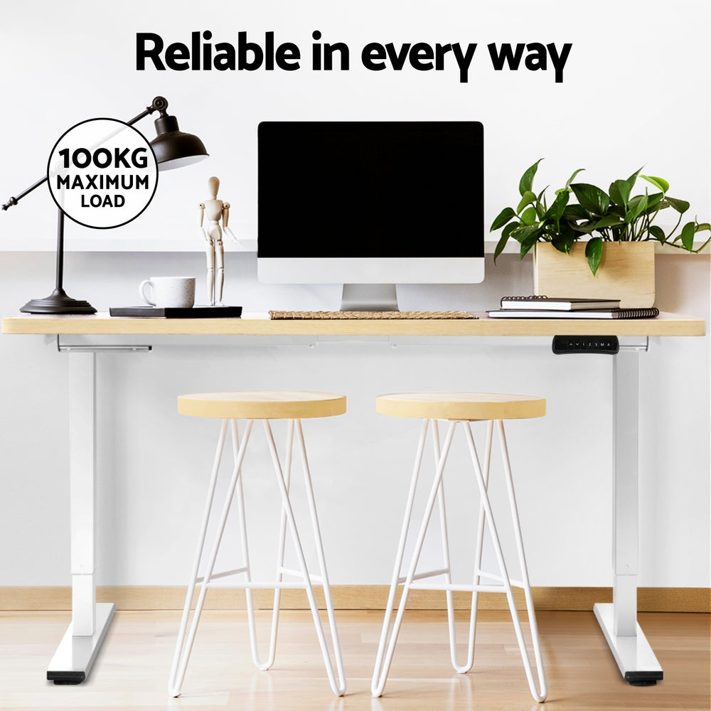 Workstation 140cm Electric Height Adjustable Sit-Stand Desk