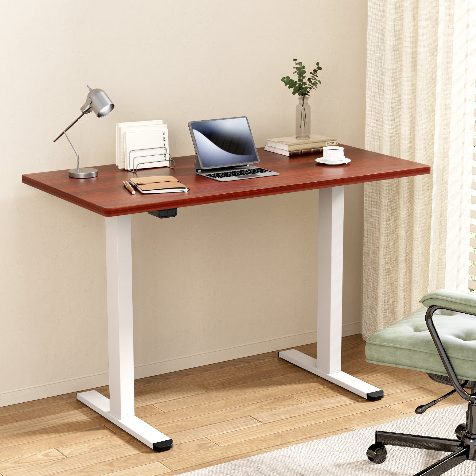 Workstation 140cm Electric Height Adjustable Sit-Stand Desk