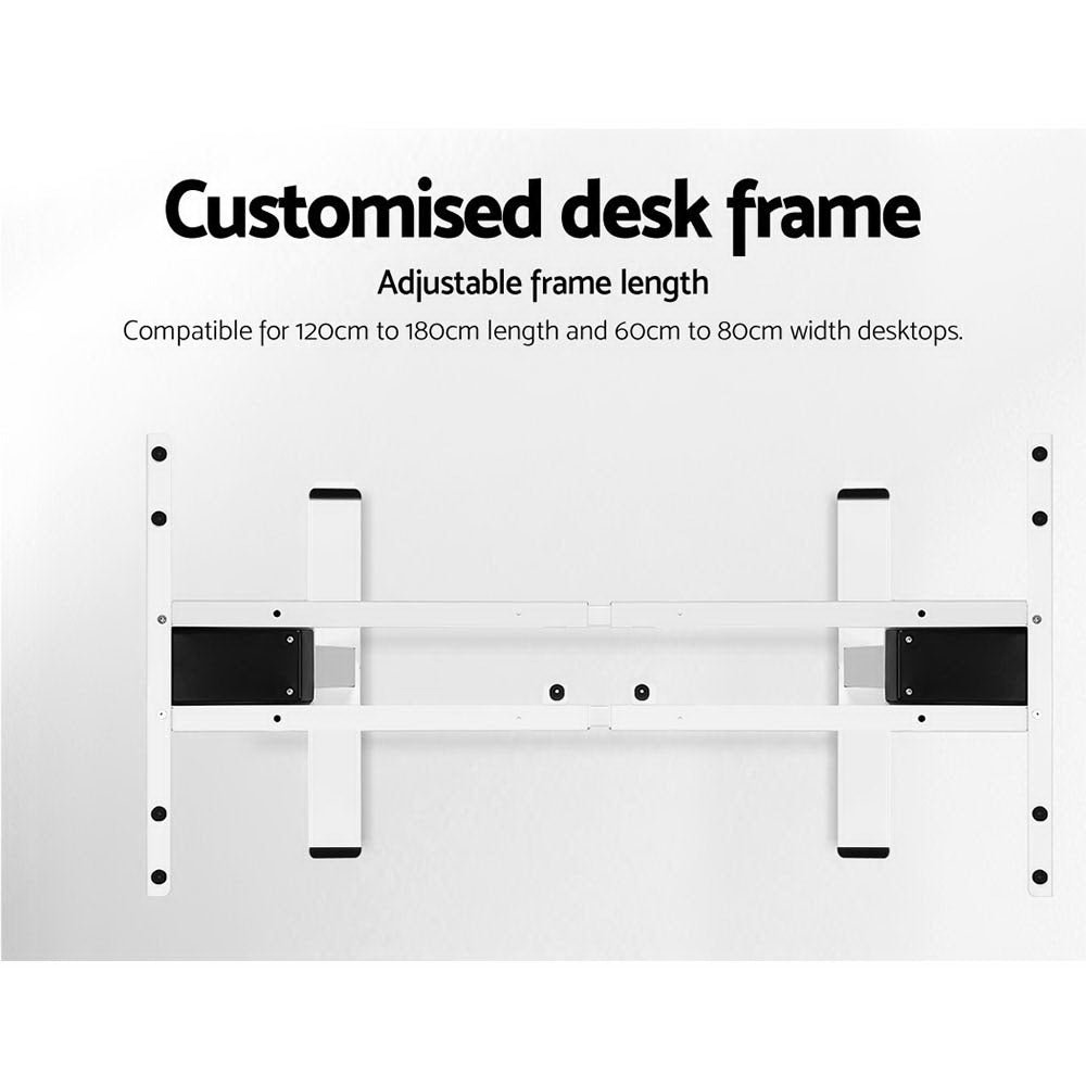 Workstation 140cm Electric Height Adjustable Sit-Stand Desk