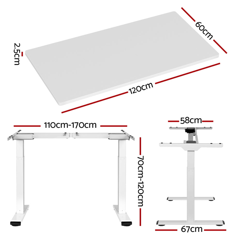Electric Height Adjustable Sit-Stand Desks in Sleek