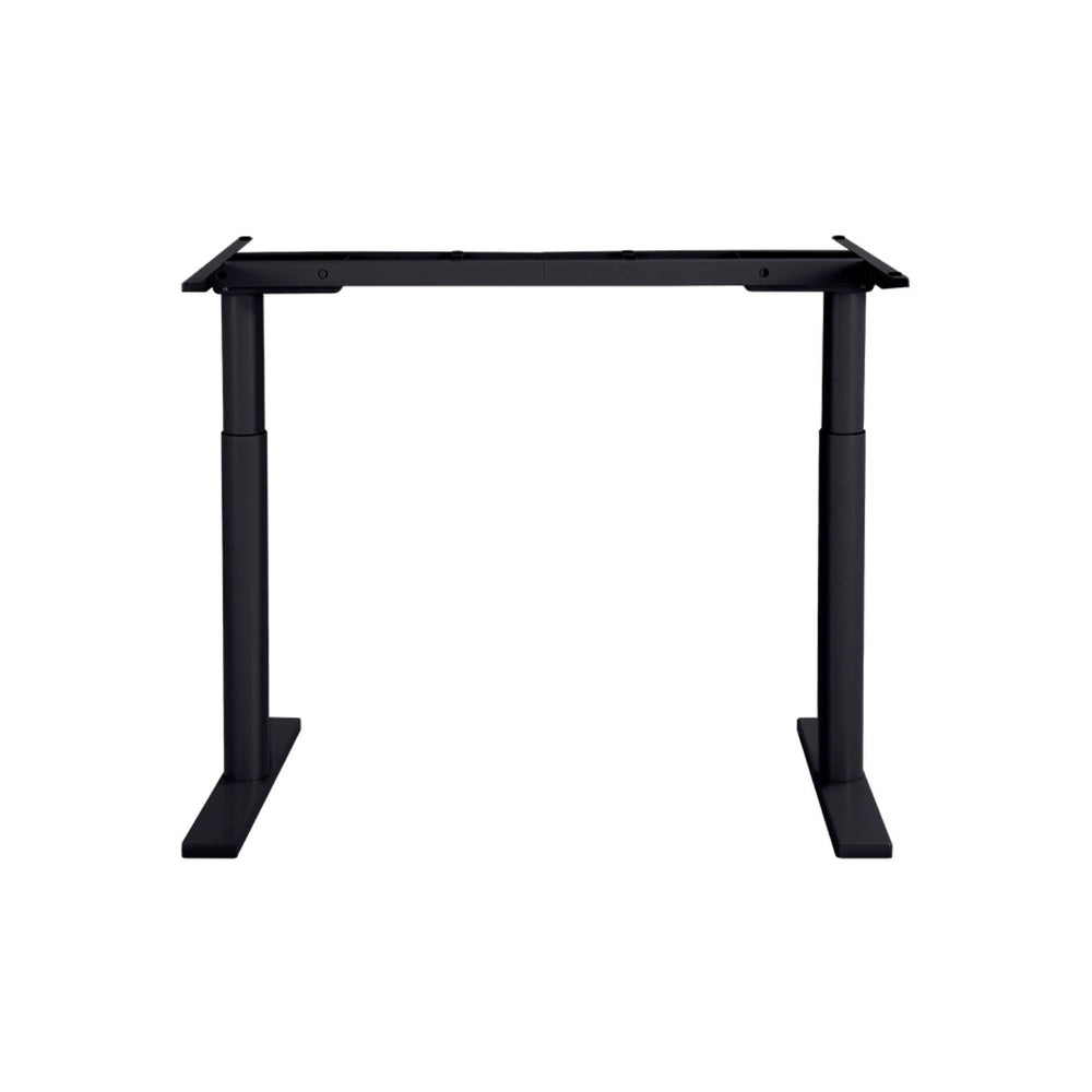 Standing Desk Sit Stand Motorised Adjustable Frame Only Dual Motor Black | Desks