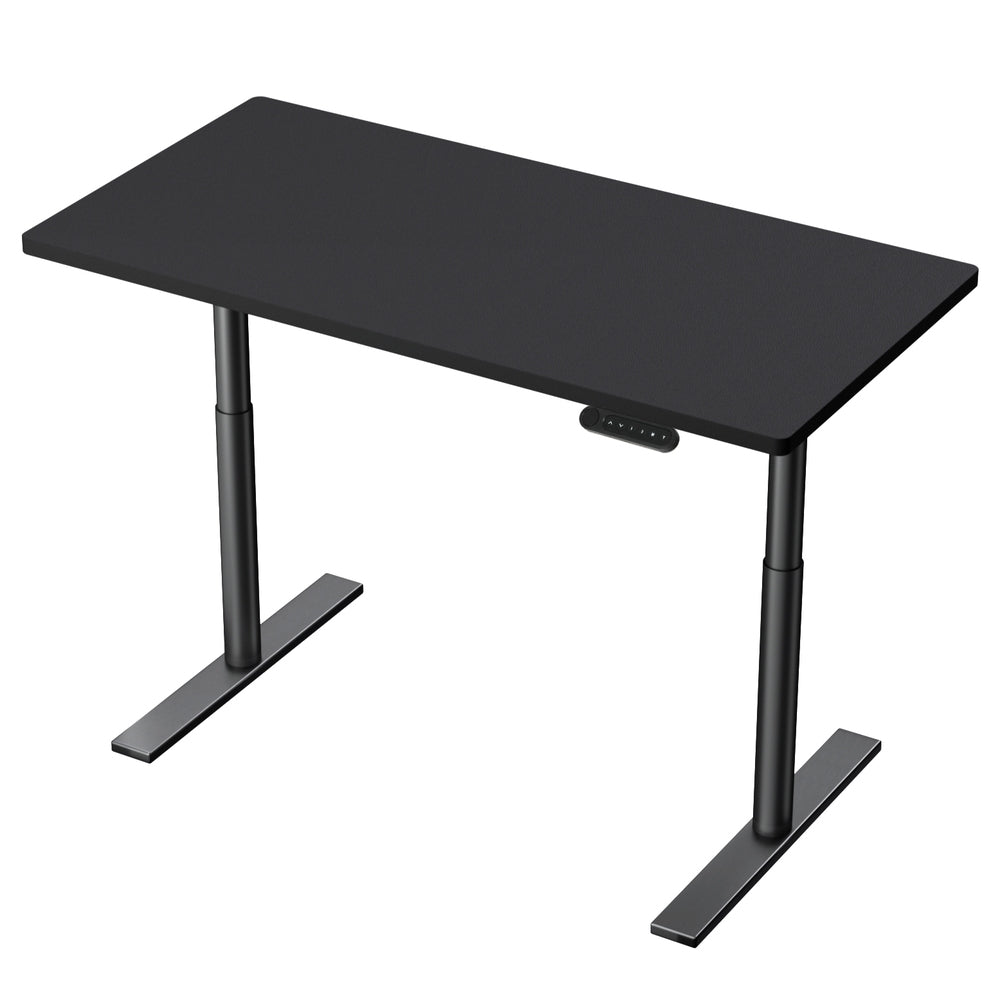 Sleek Black Electric Standing Desk: Height Adjustable Sit-Stand Desks Table