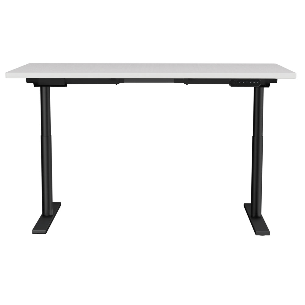 Elegant Black 140cm/120cm Height Adjustable Electric Standing Desk