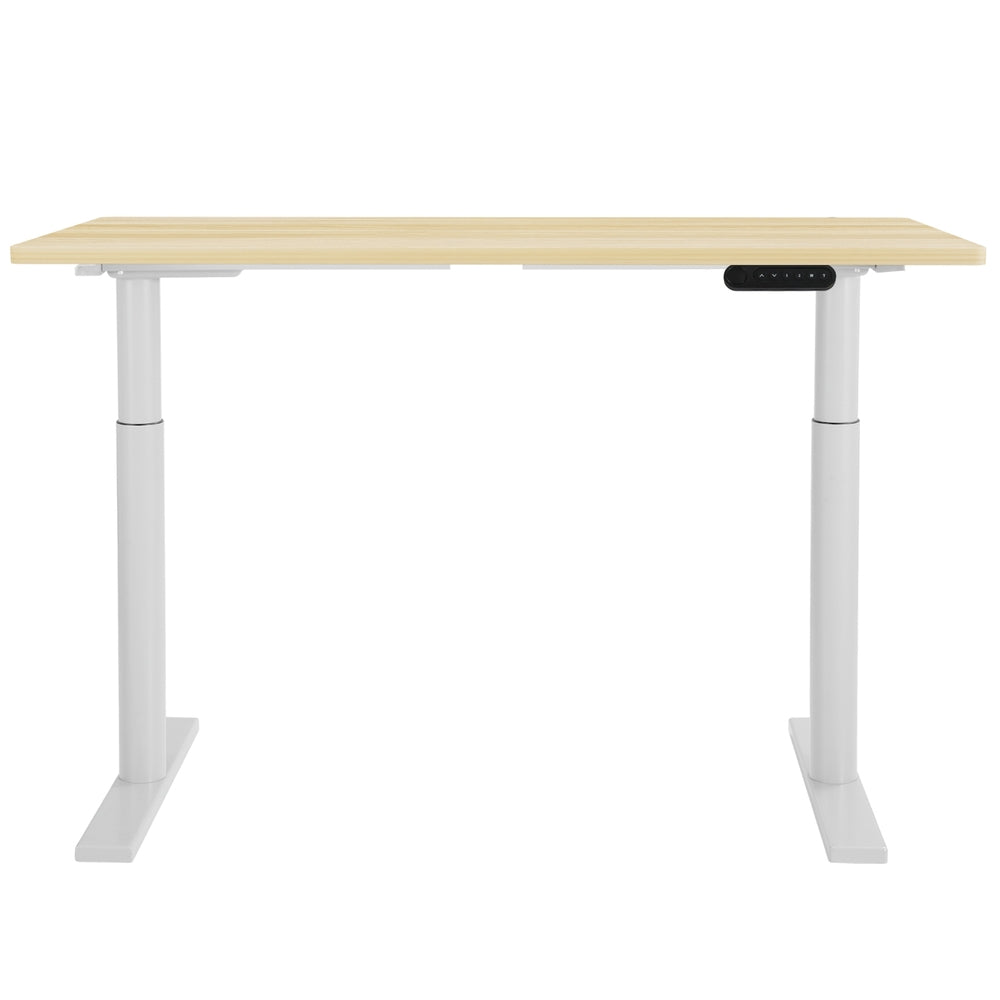 Elegant Black 140cm/120cm Height Adjustable Electric Standing Desk