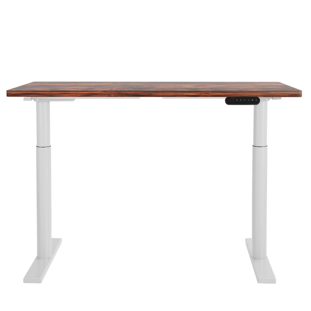 Elegant Black 140cm/120cm Height Adjustable Electric Standing Desk