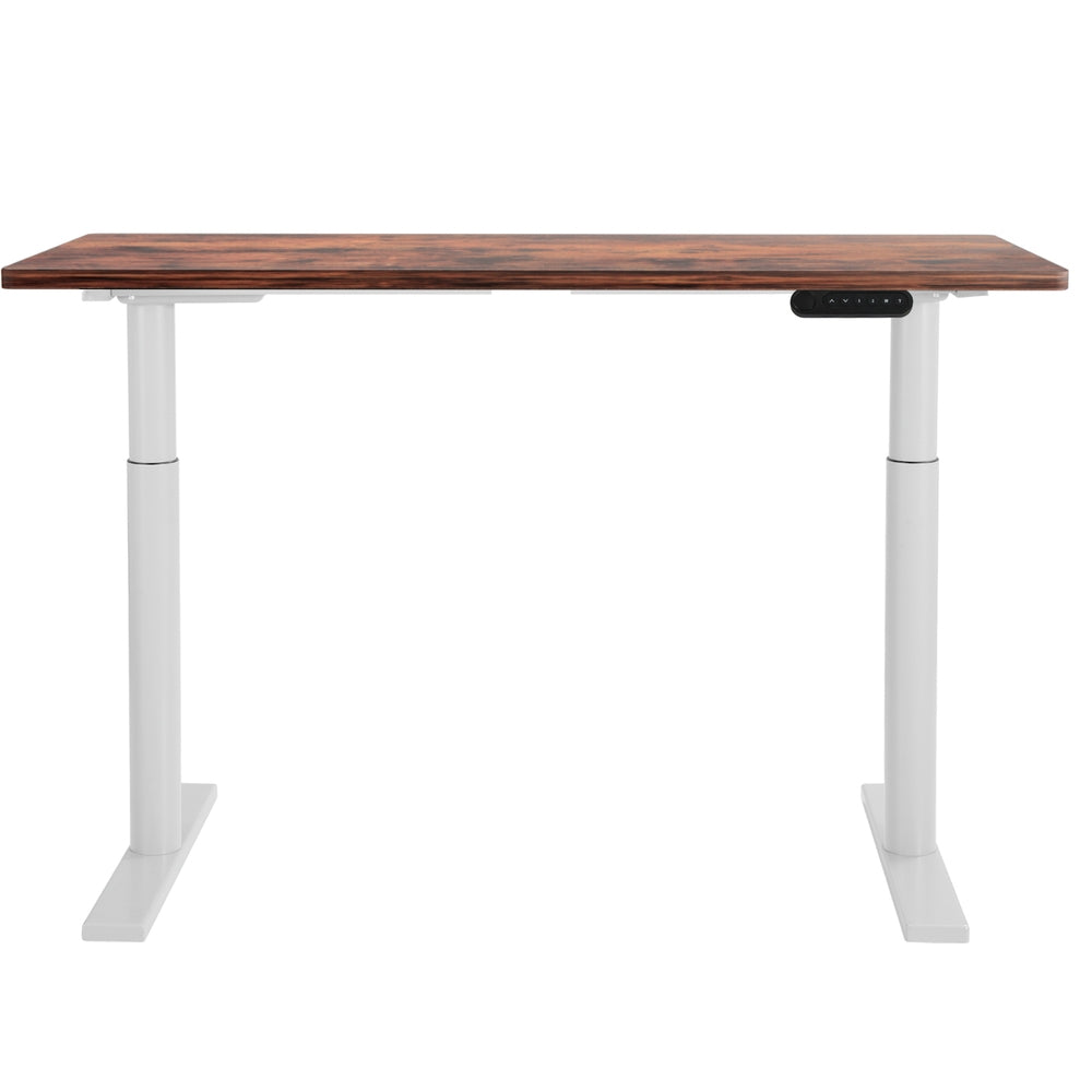 Elegant Black 140cm/120cm Height Adjustable Electric Standing Desk