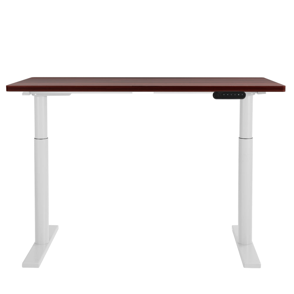 Standing Desk Motorised Electric Dual Motor White Oak 120CM - White colour - photo 21