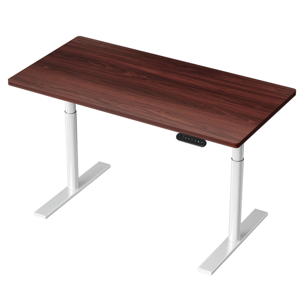 Standing Desk Motorised Electric Dual Motor White Oak 120CM with White colour - photo 18