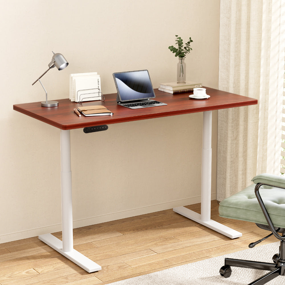 Elegant Black 140cm/120cm Height Adjustable Electric Standing Desk