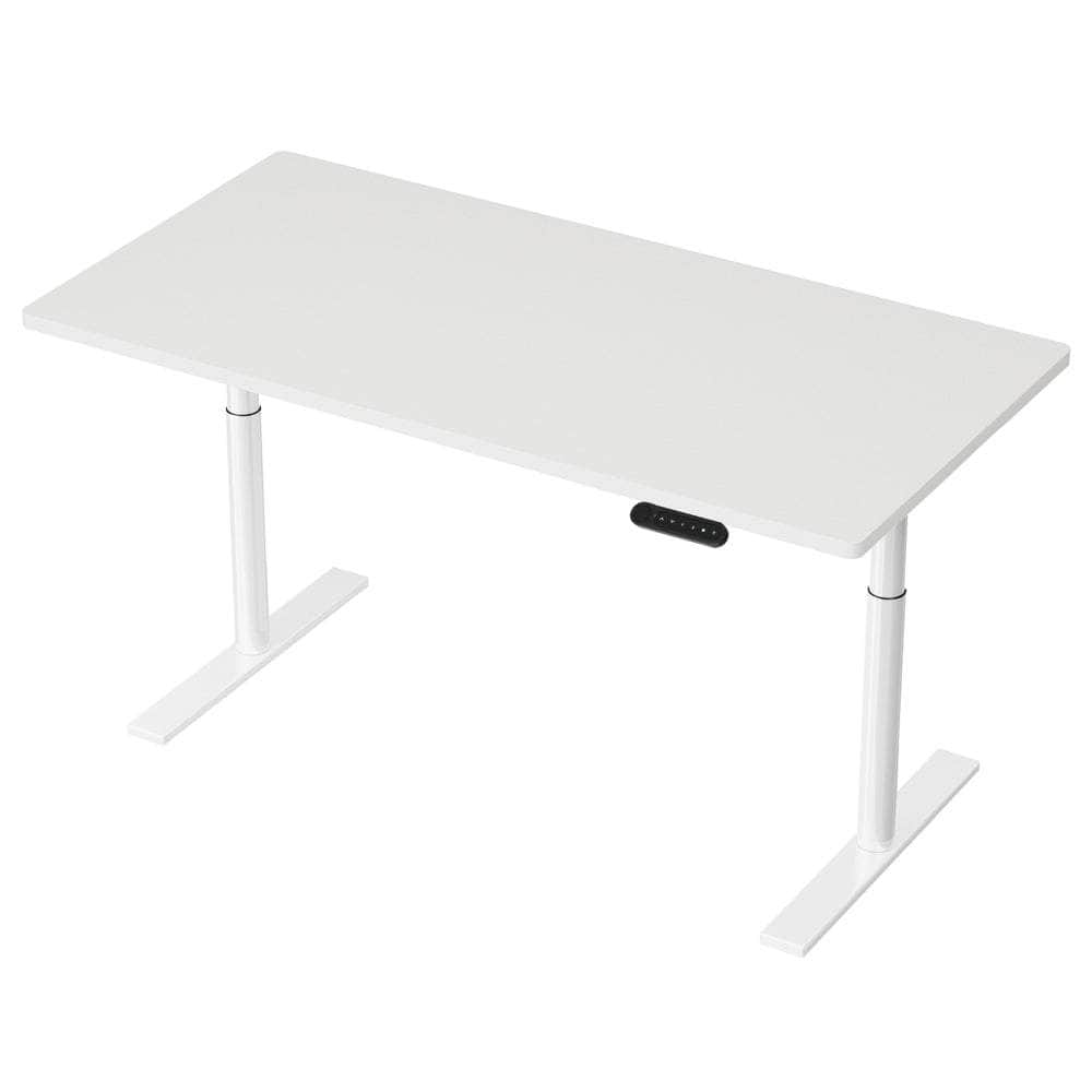 Elegant Black 140cm/120cm Height Adjustable Electric Standing Desk