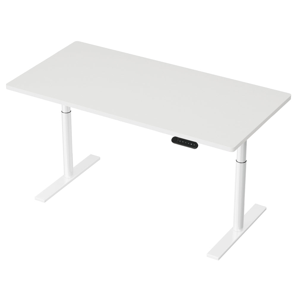 Elegant Black 140cm/120cm Height Adjustable Electric Standing Desk