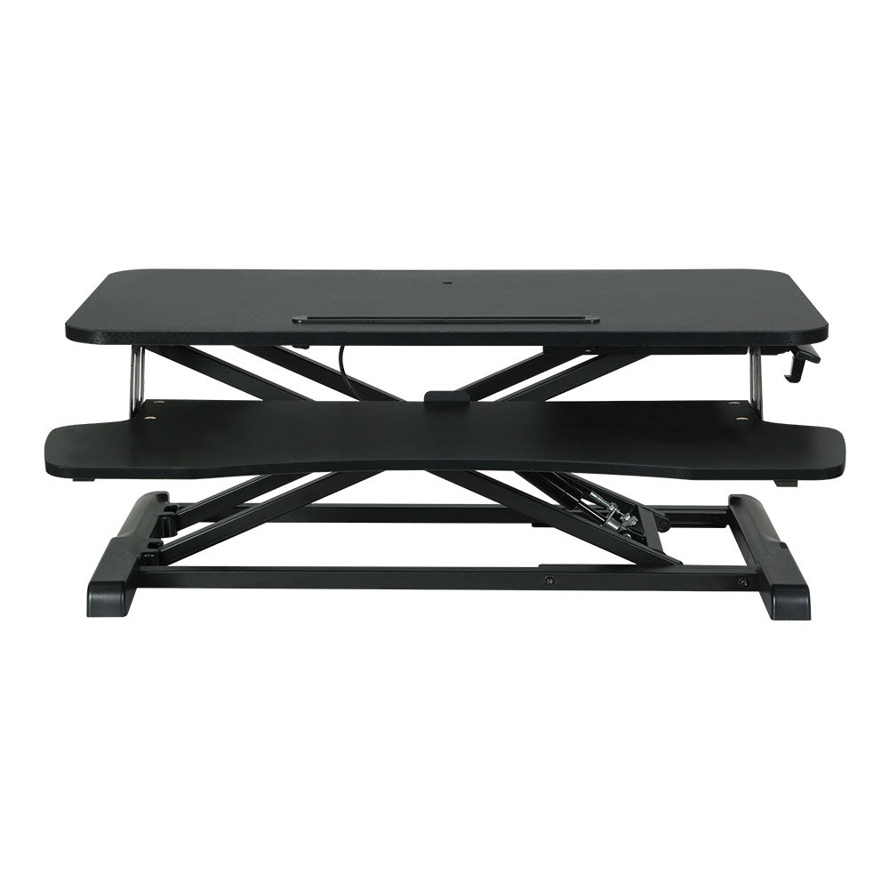 Office & Desk Chairs - Standing Desk Riser Height Adjustable Black 80CM