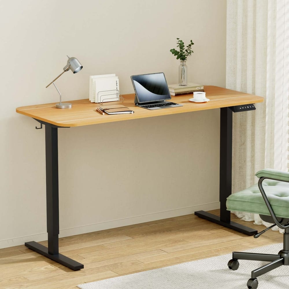 Electric Standing Desk Adjustable Height 1400x600x16cm