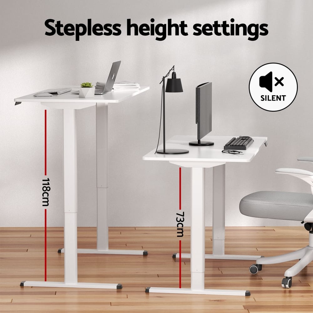 Electric Standing Desk Motorised 120x60x73cm