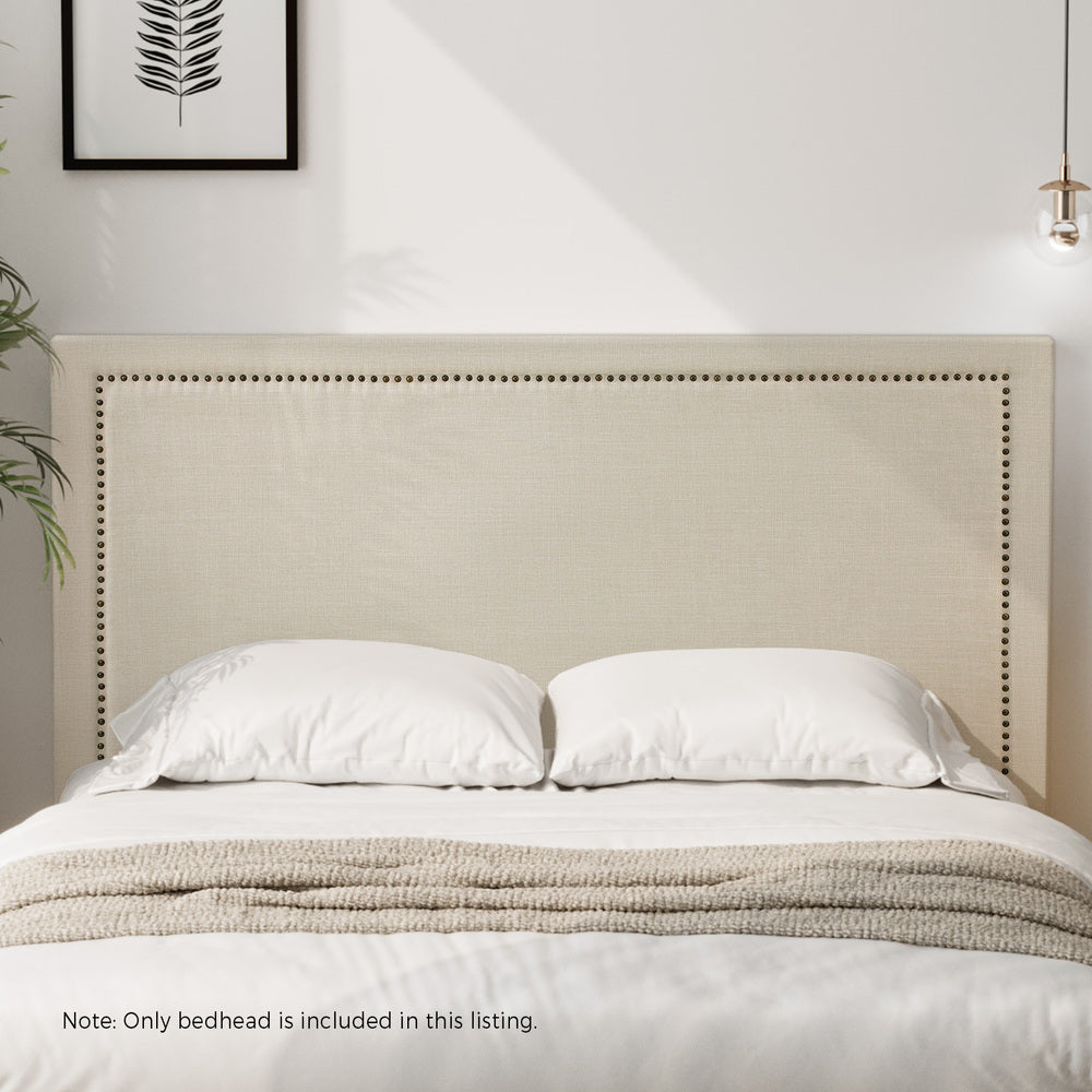 Bed Headboard Bedhead Beige
