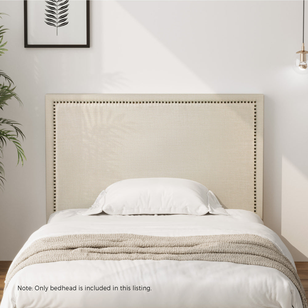 Bed Headboard Bedhead Beige