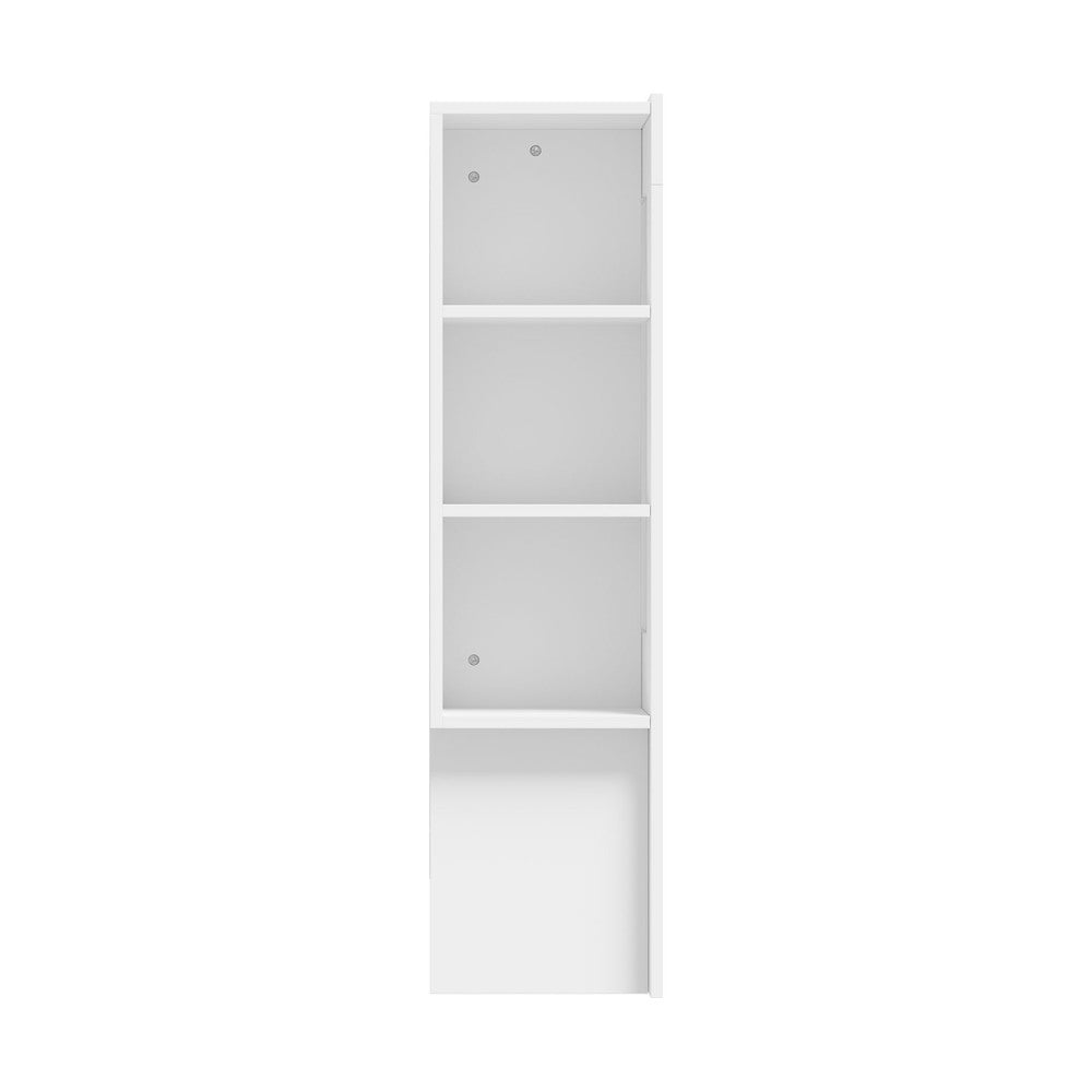 Headboard Bedhead with Storage Shelves Black/White