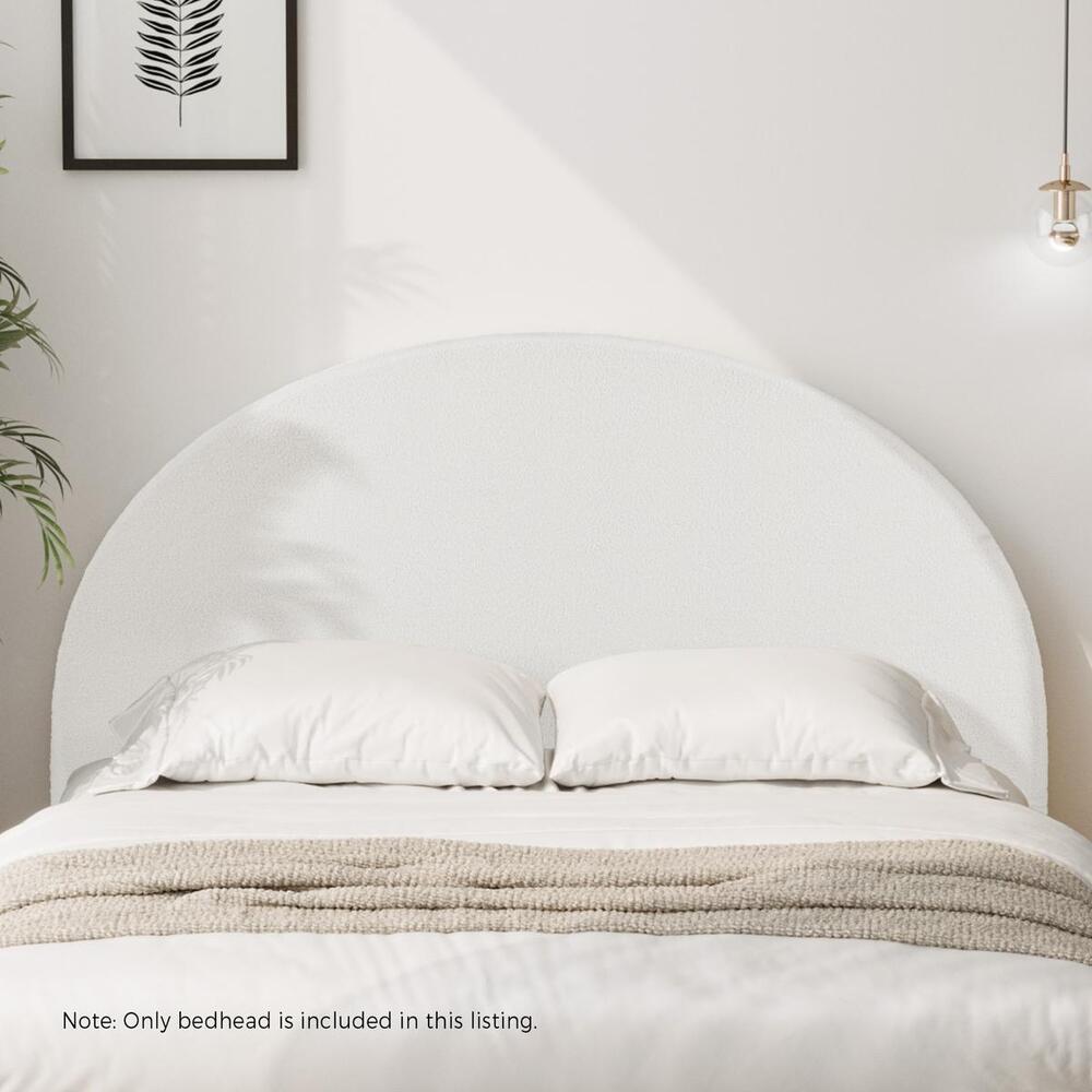 Bed Head King Size Headboard Fabric Beige