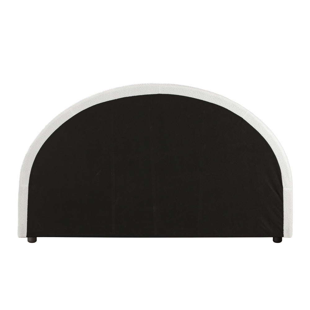 Bed Head Queen Size Headboard Fabric Beige