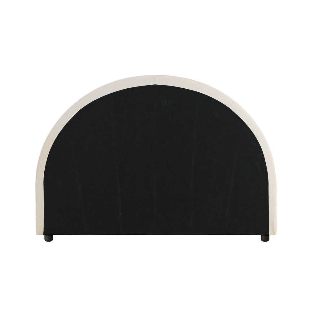 Bed Head Single Size Headboard Boucle White