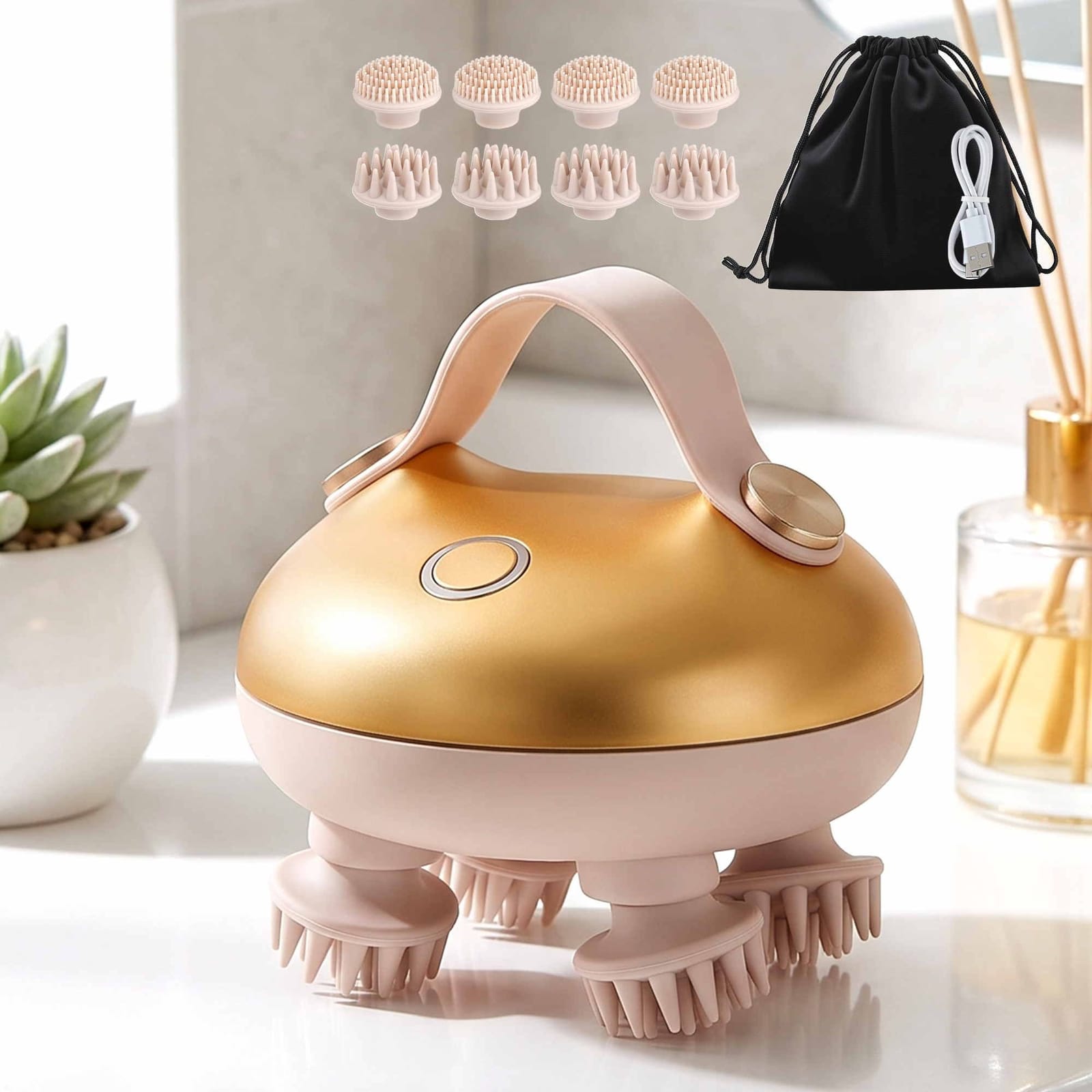 Scalp Massager Rechargeable Waterproof IPX7 | Simpledeals