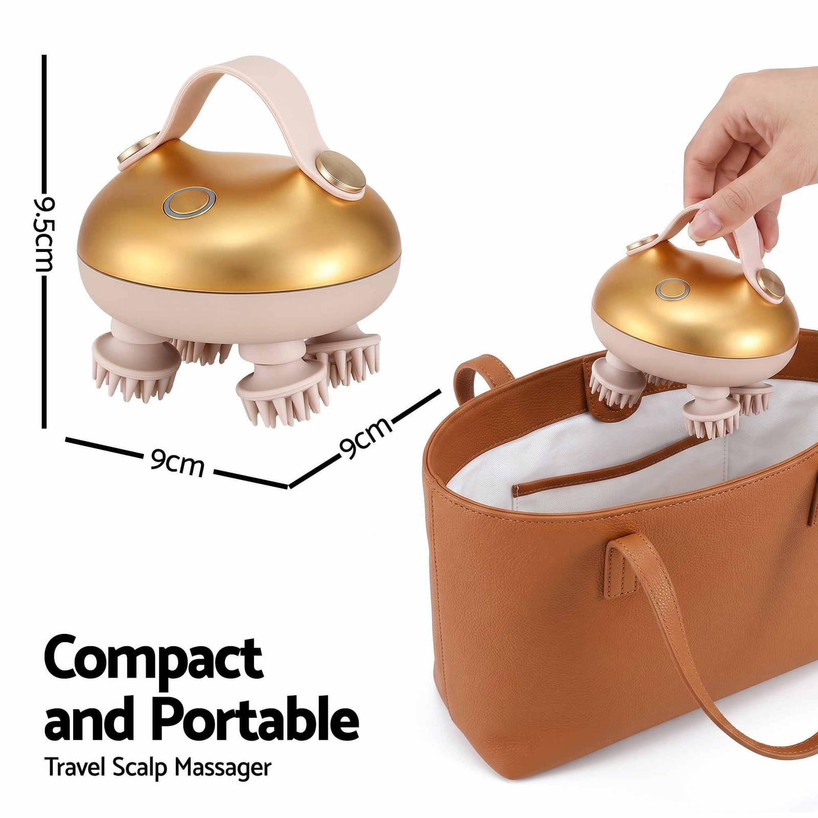 Scalp Massager Rechargeable Waterproof IPX7 | Simpledeals