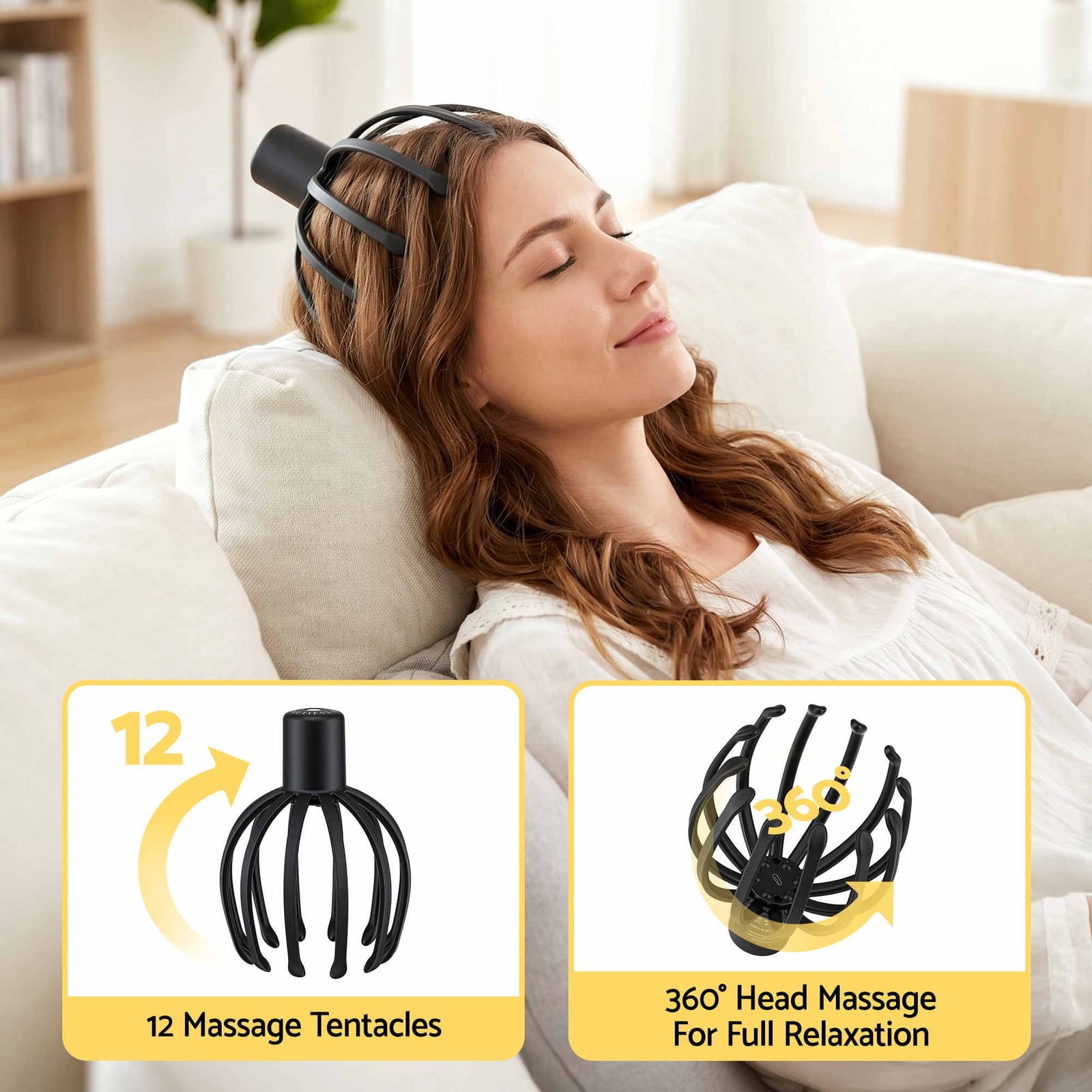 Electric Head Massager Scalp 3 Modes | Simpledeals
