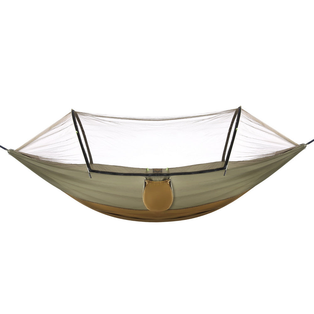 Outdoor Chairs - Hammock Chair Metal Stand Outdoor Furniture Black