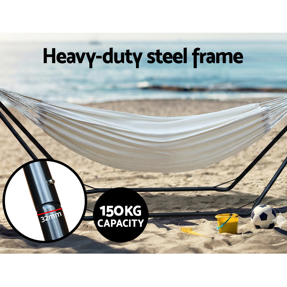Hammock Bed With Stand Outdoor Camping Hammocks Steel Frame