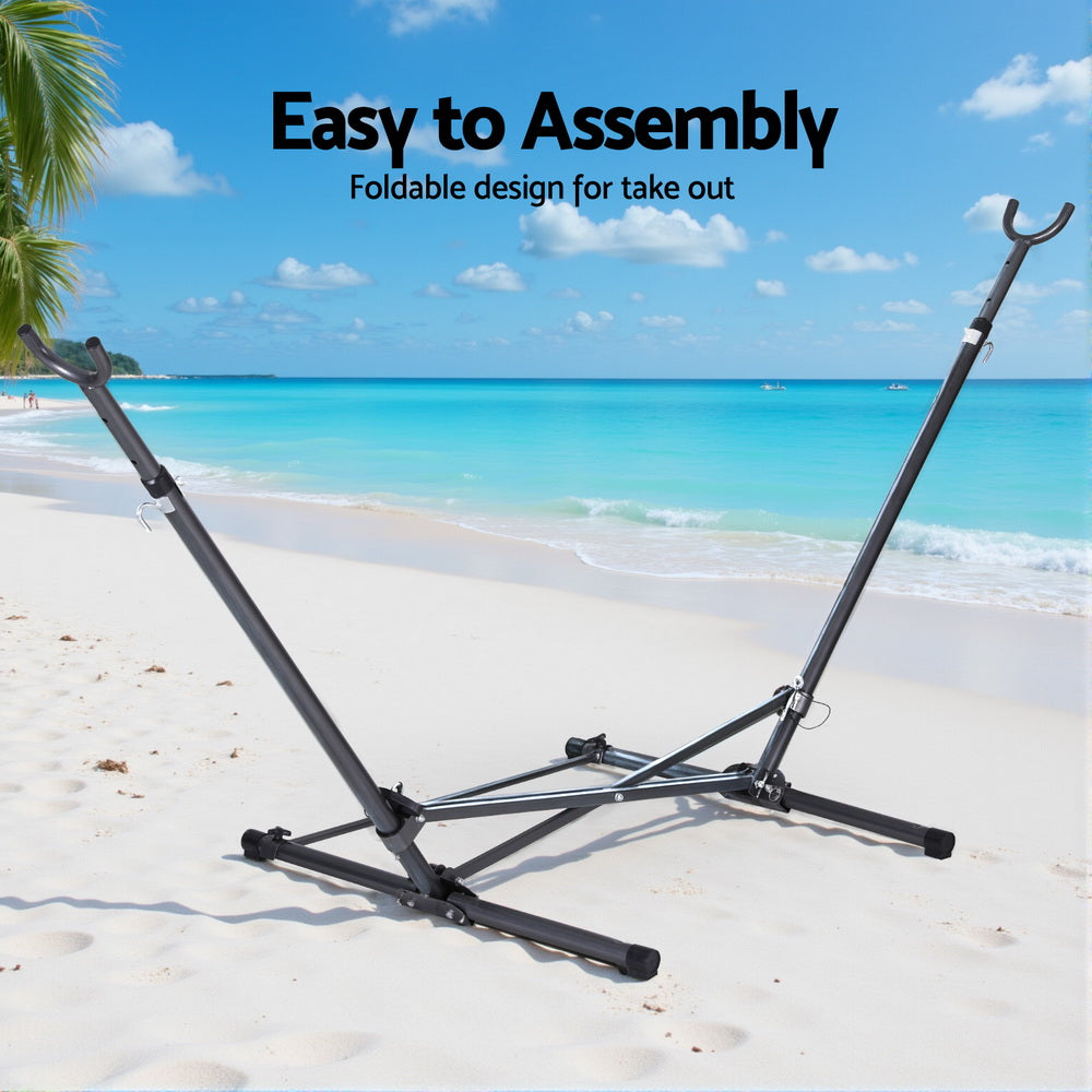 Hammock Bed Stand Steel Frame Outdoor Indoor, Hammocks & Accessories