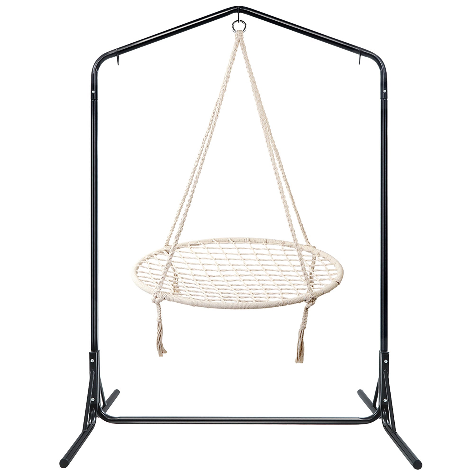 Hammock Chair With Stand Nest Web Outdoor Swing 100Cm