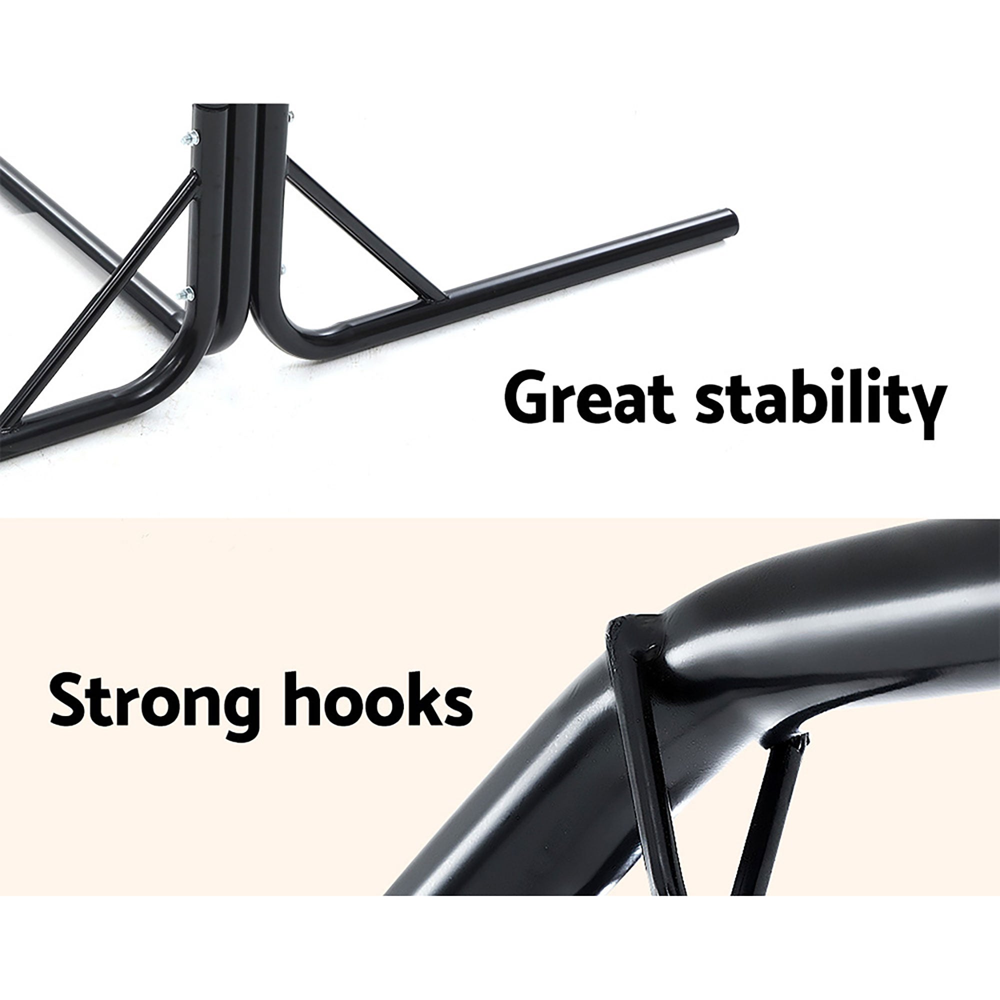 Hammock Chair With Stand Nest Web Outdoor Swing 100Cm