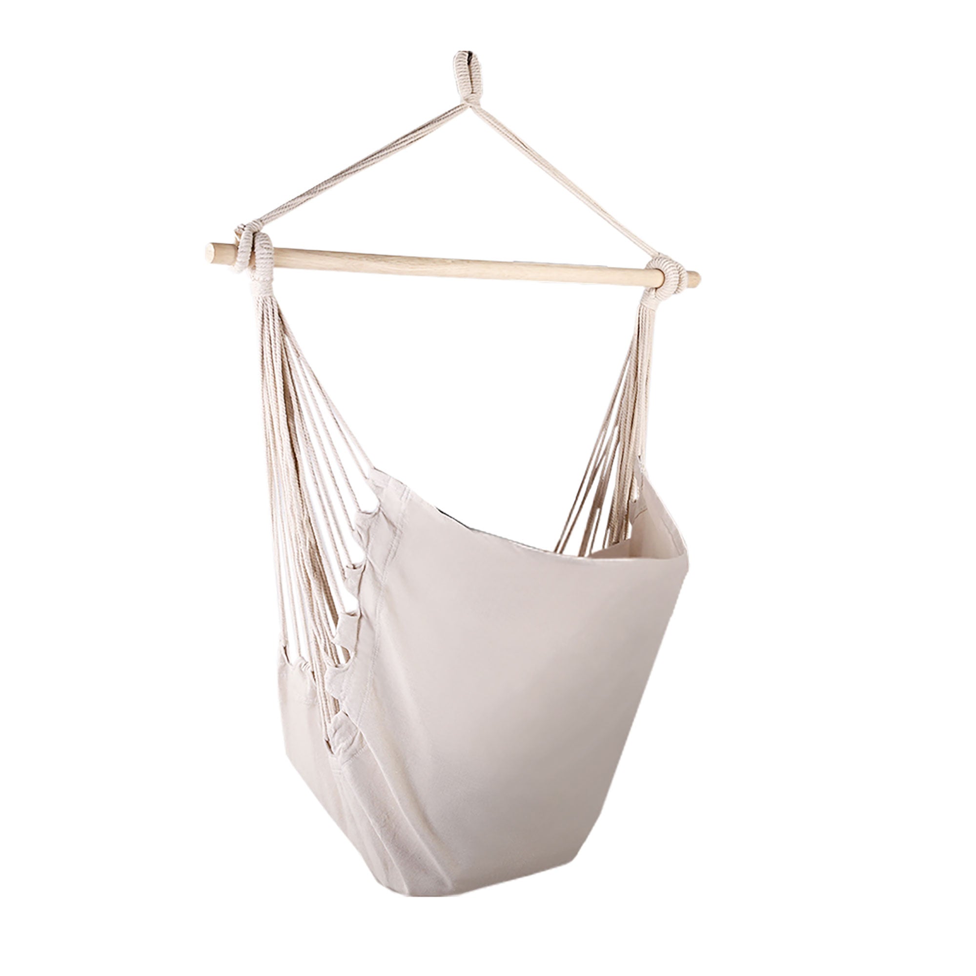 Gardeon Hammock Chair Outdoor Camping Hanging Hammocks Cushion Pillow Grey
