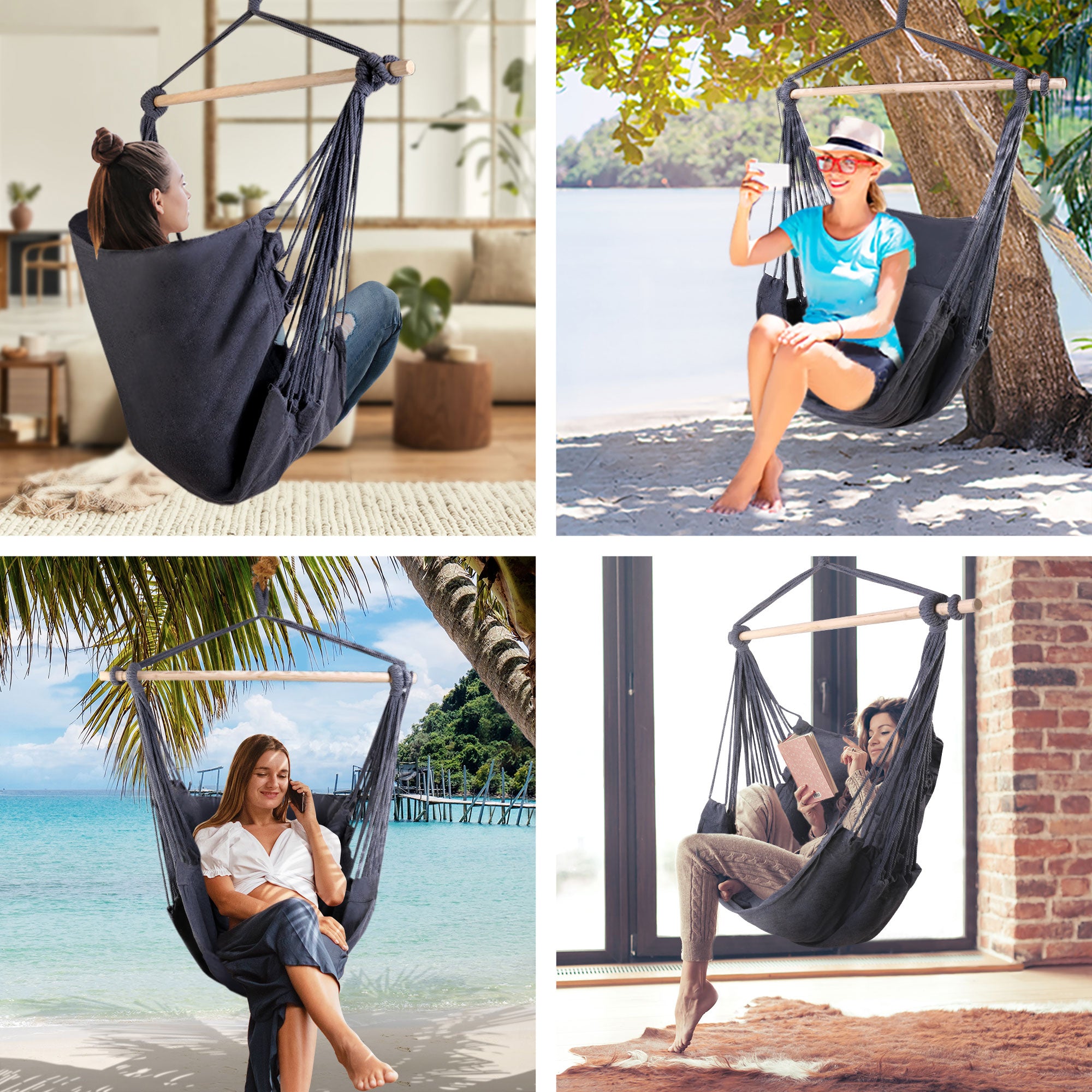 Hammock Swing Chair - Grey