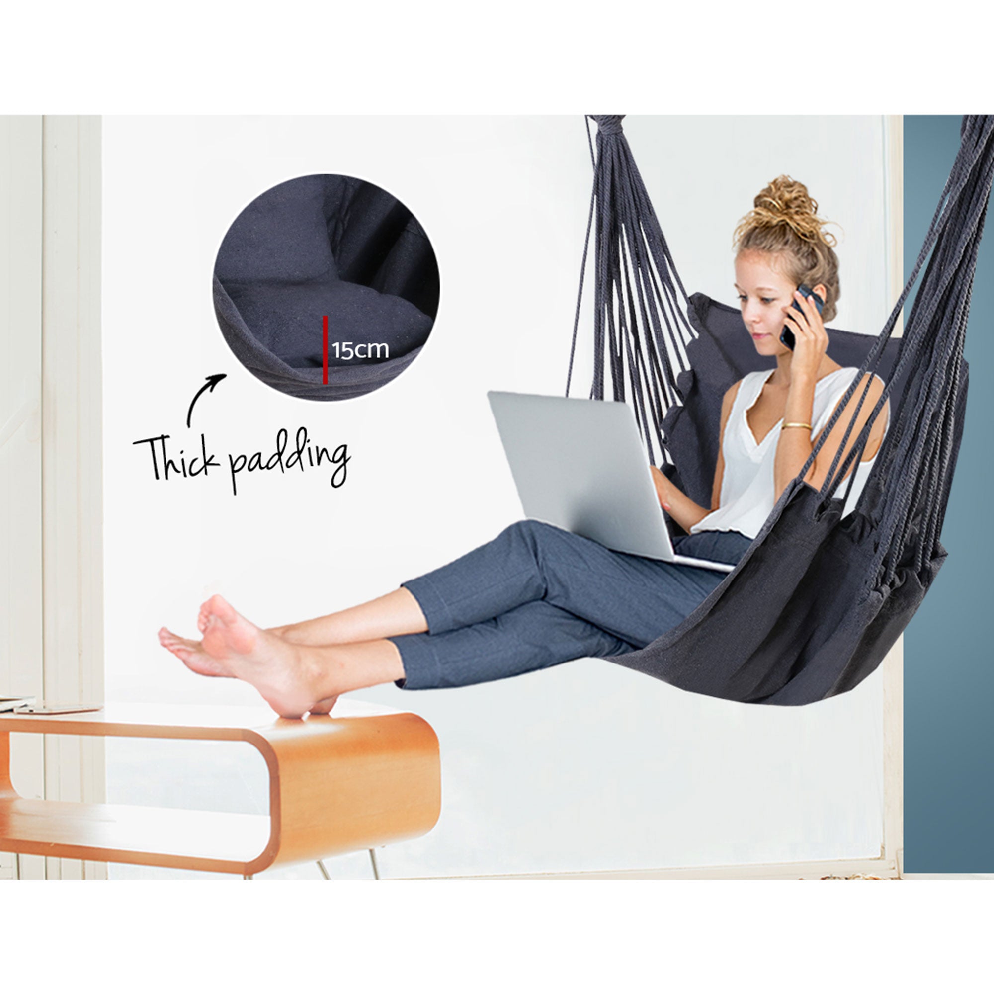 Hammock Swing Chair - Grey