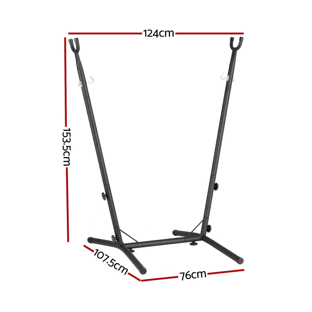 Hammock Chair Stand Metal Frame Black | Metal finish