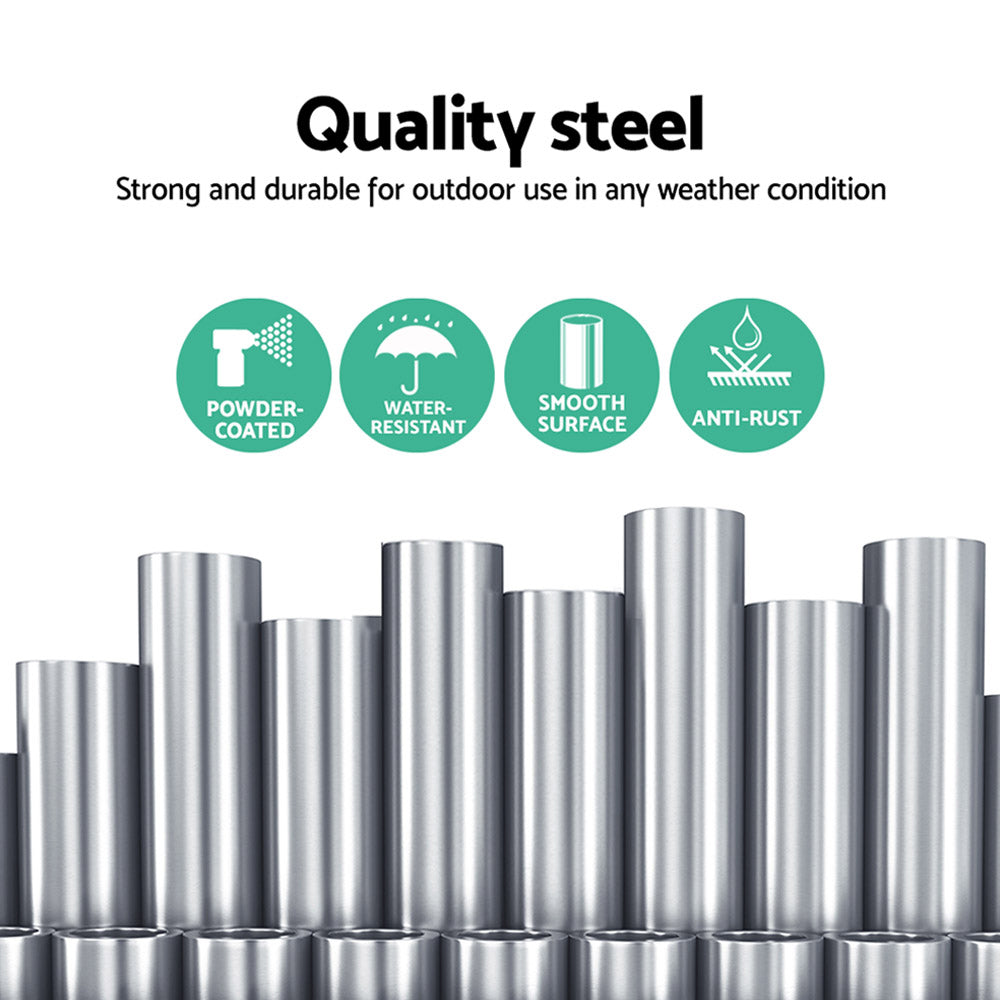 Hammock Chair Steel Stand 2 Person Double Outdoor Heavy Duty 200Kg