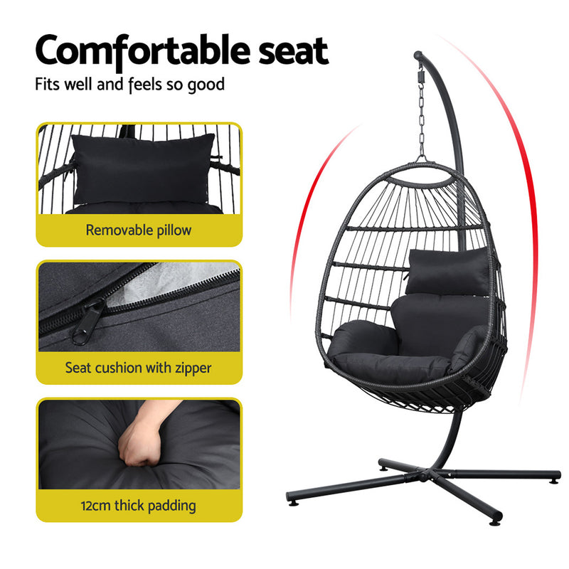 Egg Swing Chair Hammock Stand Outdoor Furniture Hanging