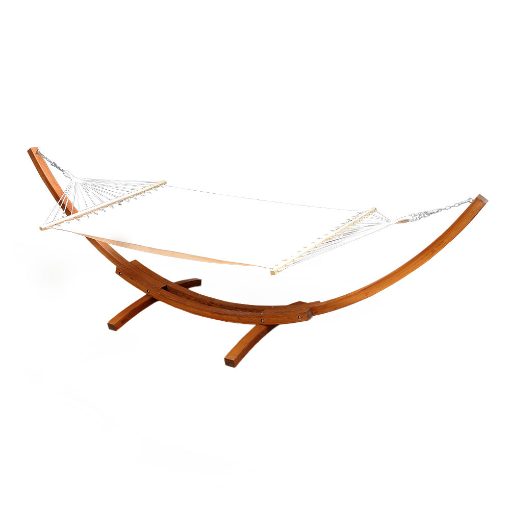 Hammock Bed Outdoor Camping Garden Timber Hammock With Stand
