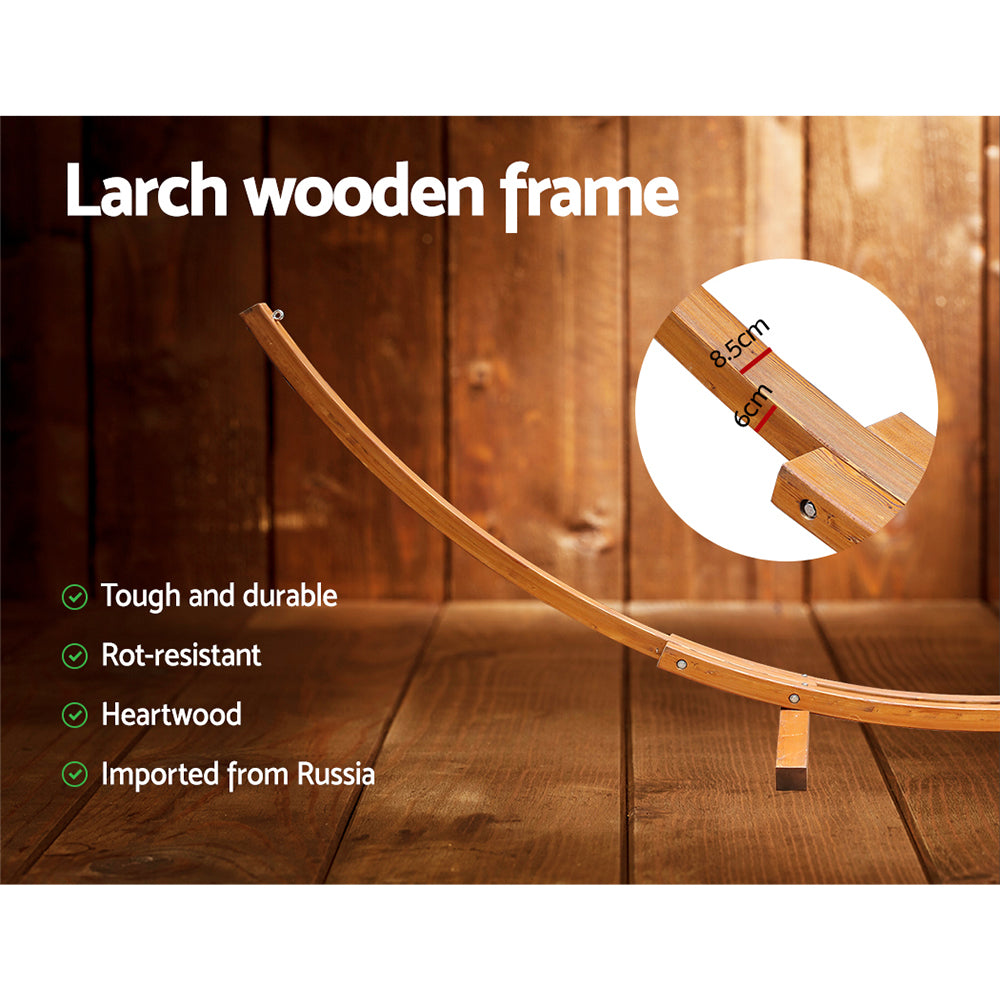 Hammock Bed Outdoor Camping Garden Timber Hammock With Stand