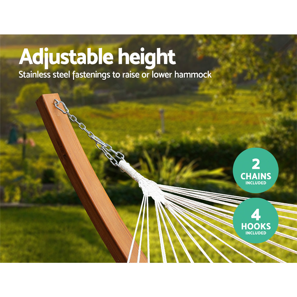 Hammock Bed Outdoor Camping Garden Timber Hammock With Stand